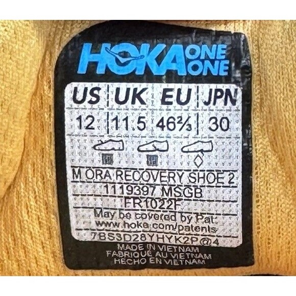 Hoka One One Ora Recovery Shoe 2 Men's 12 Sneakers Shoes - Picture 8 of 9